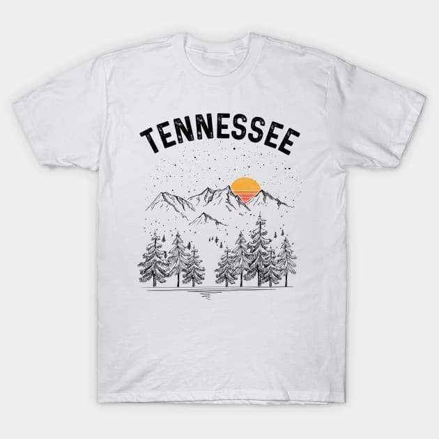 Tennessee State Vintage Retro T-Shirt by DanYoungOfficial